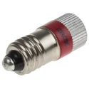 RS PRO Red Indicator Lamp Multichip 12V E10 Base 10mm Diameter 210-024