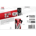 Energizer MAX Zinc Manganese Dioxide Alkaline AA Battery 1.5 V 2.5 Ah 12 Pack 7638900437799