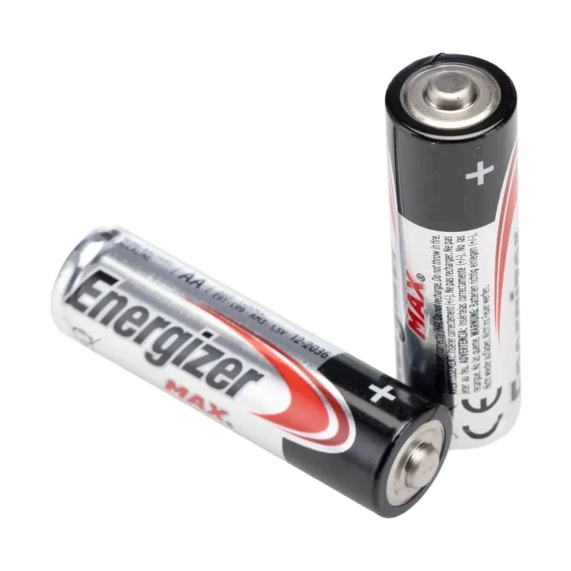 Energizer MAX Zinc Manganese Dioxide Alkaline AA Battery 1.5 V 2.5 Ah 12 Pack 7638900437799