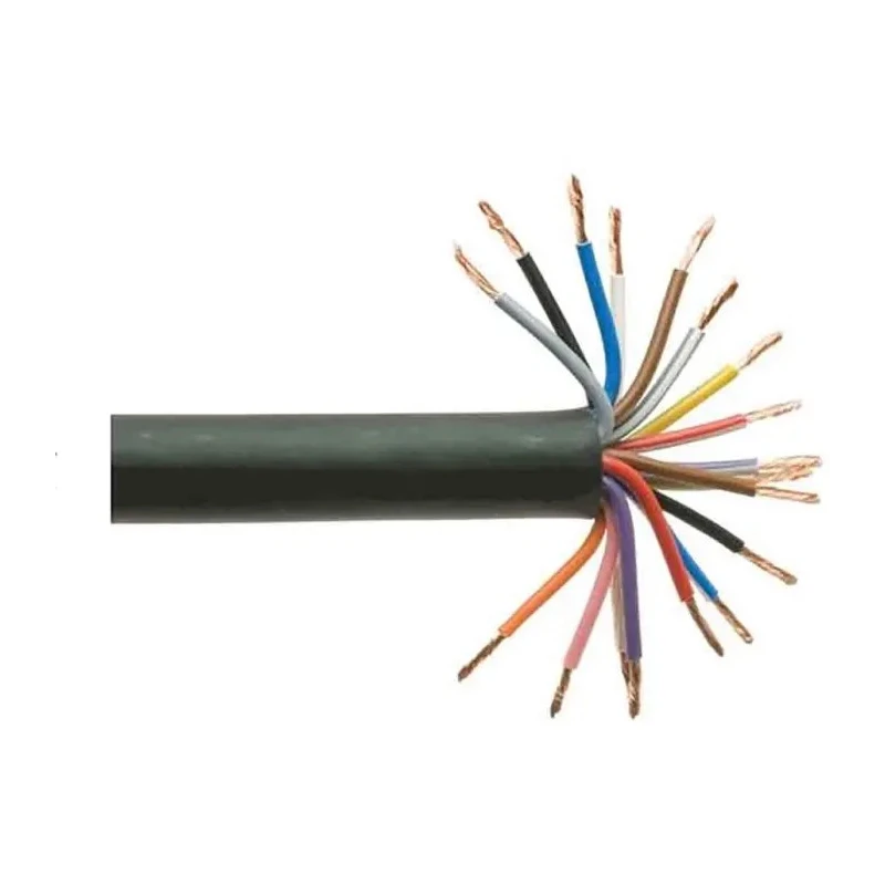 RS PRO Data Cable 18 Cores 0.5mm² 20 AWG Unscreened Black Polyvinyl Chloride Sheath 25 m 201-2231