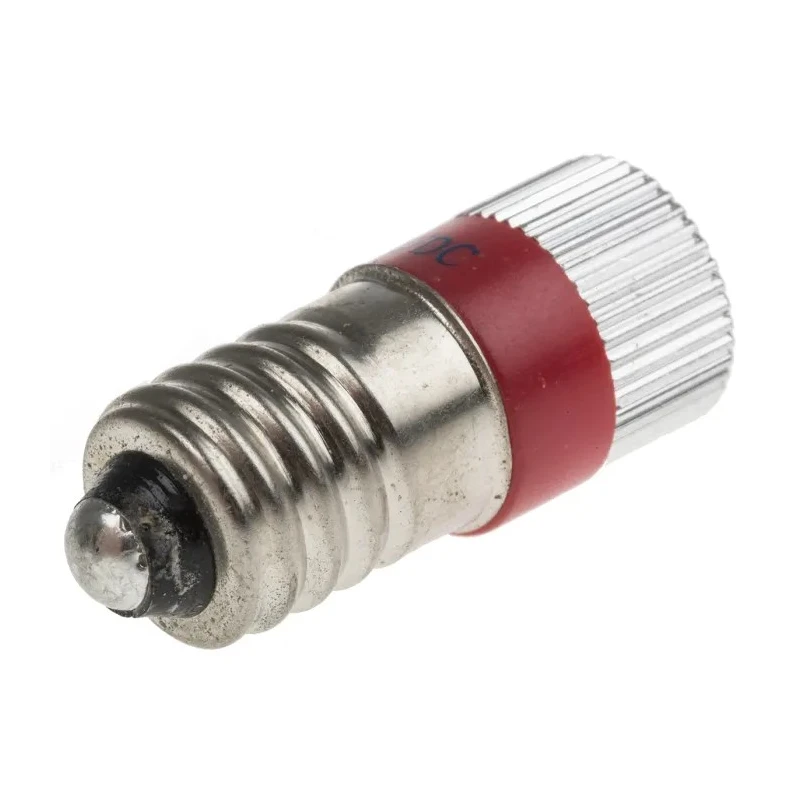 RS PRO Red Indicator Lamp Multichip, 24V DC, E10 Base, 10 mm Diameter 210-030