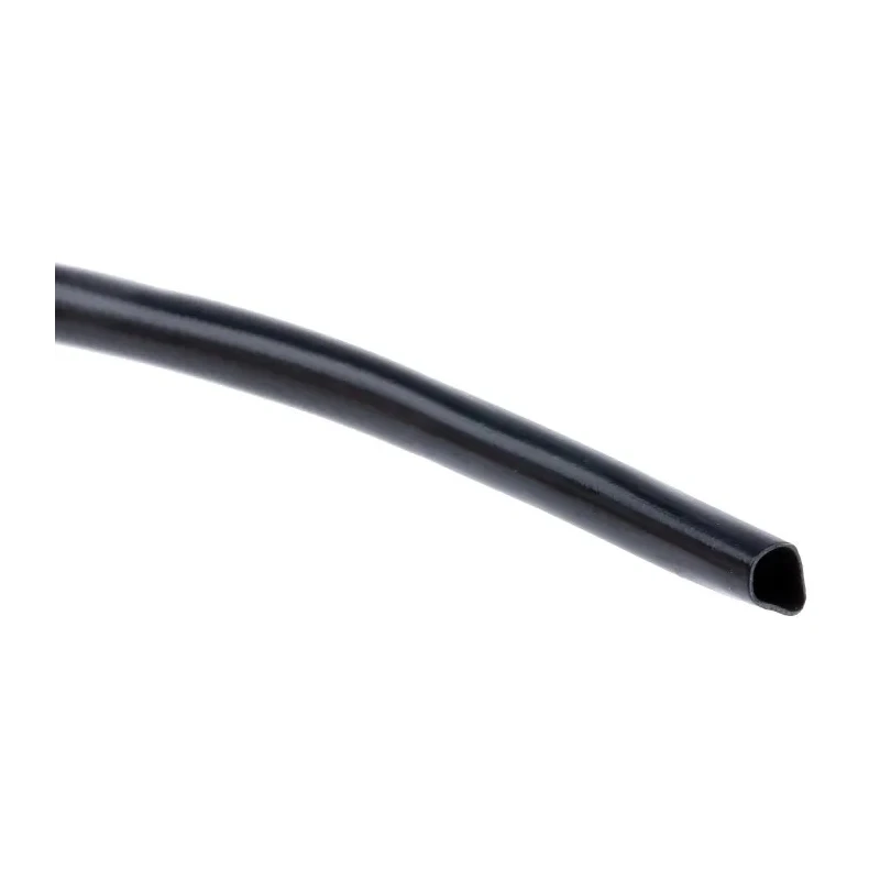 HellermannTyton Heat Shrink Tubing Black 3.2 mm Sleeve Diameter x 5m Length 2:1 Shrink Ratio 344-00320 LVR-3.2/1.6-PVC-BK