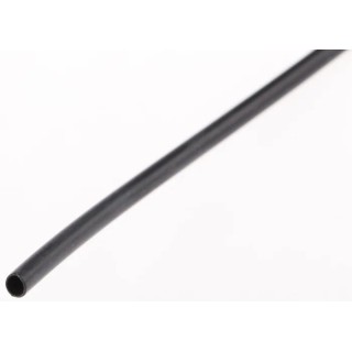 HellermannTyton Heat Shrink Tubing Black 2.4 mm Sleeve Diameter x 5m Length 2:1 Ratio PVC 344-00240 LVR-2.4/1.2-PVC-BK