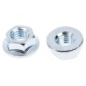 RS PRO Bright Zinc Steel Hex Flat Nut DIN 6923 M5, 8mm Hex Size, 5mm Height 275-462