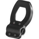 TR Fastenings Black Hands Free Door Opener L-Bow Handle Diameter 19-22 mm 81.5121?PLHN9005L-BOW HANDLE 19-22