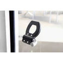 TR Fastenings Black Hands Free Door Opener L-Bow Handle Diameter 19-22 mm 81.5121?PLHN9005L-BOW HANDLE 19-22