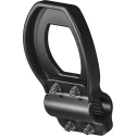 TR Fastenings Black Hands Free Door Opener L-Bow Handle Diameter 19-22 mm 81.5121?PLHN9005L-BOW HANDLE 19-22