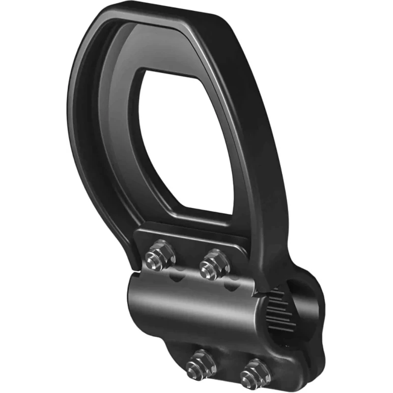 TR Fastenings Black Hands Free Door Opener L-Bow Handle Diameter 19-22 mm 81.5121?PLHN9005L-BOW HANDLE 19-22