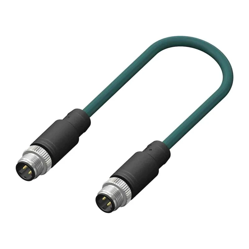 RS PRO Male 4 Way Straight to Male 4 Way M12 Sensor Actuator Cable 5m 250V IP67 201-7175