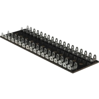 RS PRO Barrier Strip 36 Contact 6.35 mm Pitch 2 Row Terminal Block Screw Termination 433-703