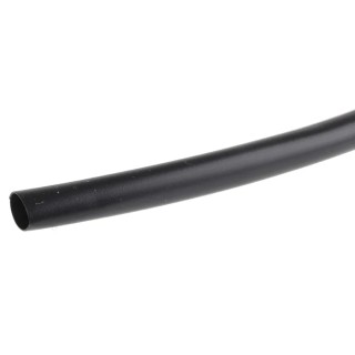 HellermannTyton Heat Shrink Tubing Black 4.8 mm Sleeve Diameter x 5 m Length 2:1 Shrink Ratio 344-00480 LVR-4.8/2.4-PVC-BK