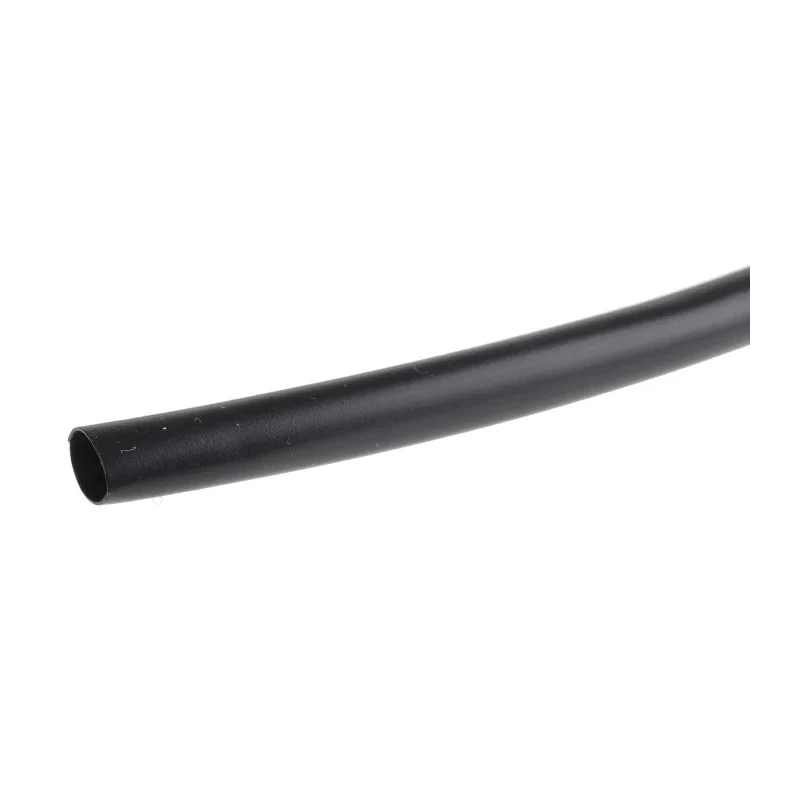 HellermannTyton Heat Shrink Tubing Black 4.8 mm Sleeve Diameter x 5 m Length 2:1 Shrink Ratio 344-00480 LVR-4.8/2.4-PVC-BK