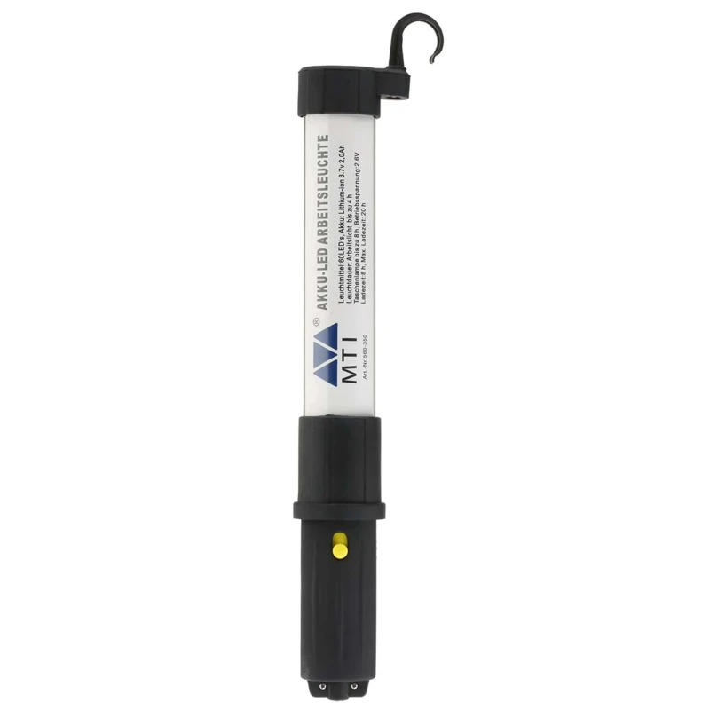 MTI Inspection Lamp Light Bar 3.6V Rechargeable NiMH Battery Rubber Housing Black 560355