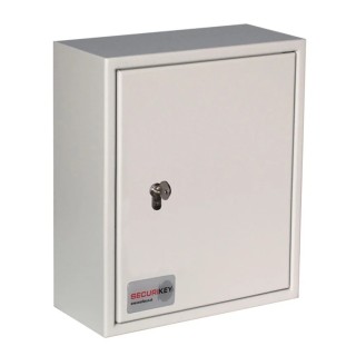 Securikey Heavy Duty Grey Steel Wall Mounted Key Cabinet 48 Capacity KVD048