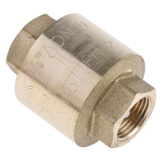 RS PRO Brass Threaded Single Check Valve 3/8 in, 12 bar 486-170
