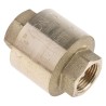 RS PRO Brass Threaded Single Check Valve 3/8 in, 12 bar 486-170