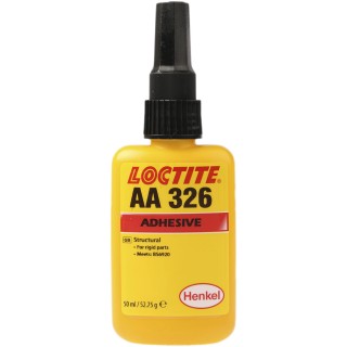 Loctite Acrylic Adhesive 50ml Liquid, Shear Strength 15N/mm², Temperature Resistant 120°C 232688