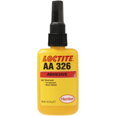 Loctite Acrylic Adhesive 50ml Liquid, Shear Strength 15N/mm², Temperature Resistant 120°C 232688