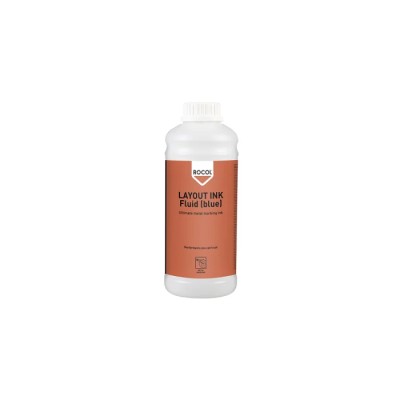 Rocol 1000 ml Blue Spray Paint Layout Ink Fluid for Metal Marking 57034