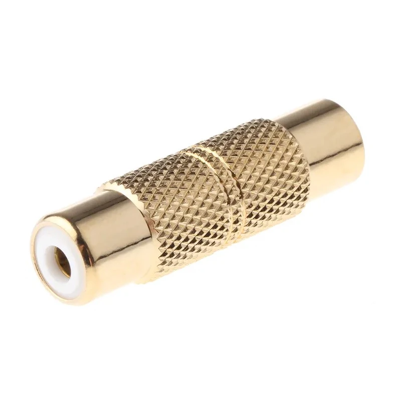 RS PRO Audio Female RCA Straight RCA AV Adapter 410-927