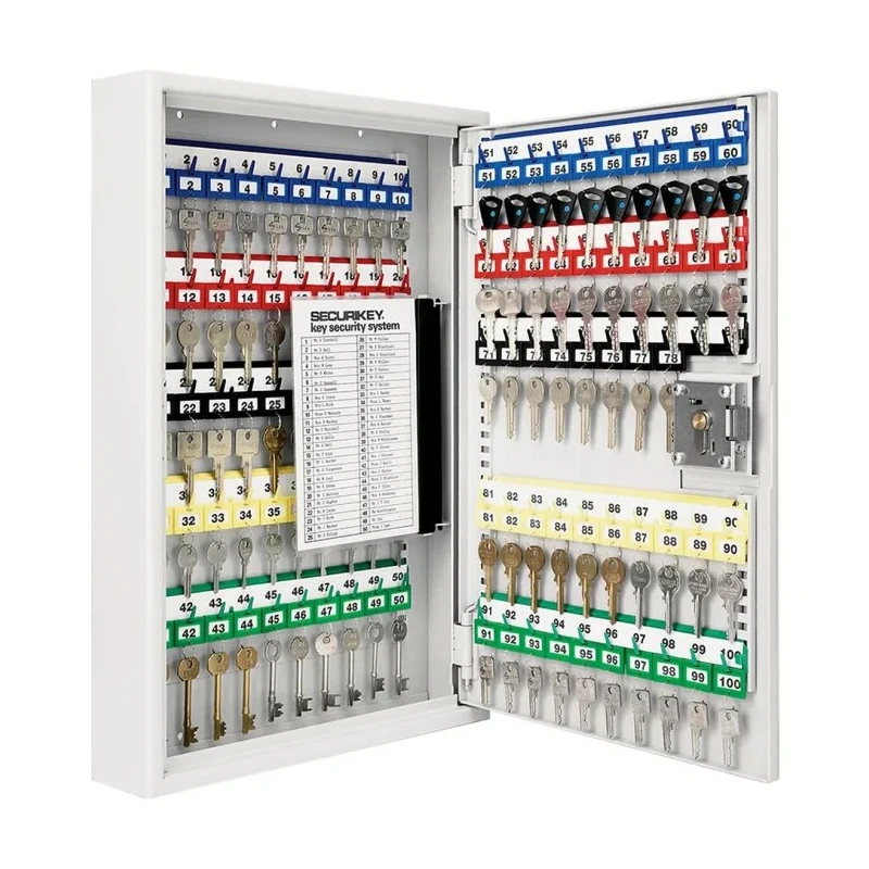 Securikey Grey Steel Wall Mount Key Cabinet KC100PHZZ2200SL
