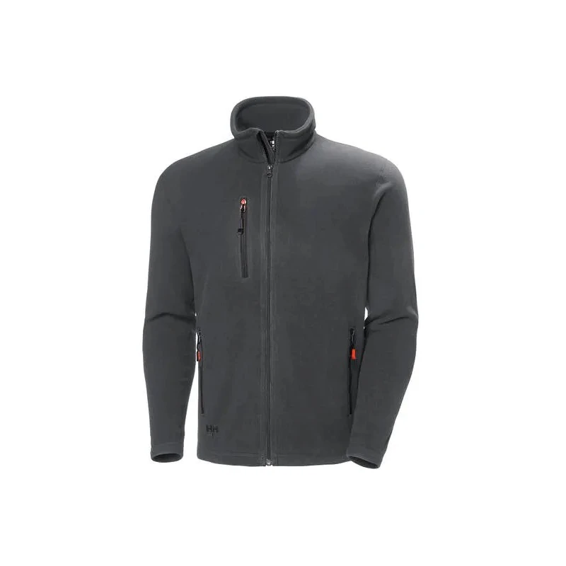 Helly Hansen Oxford Grey Polartec Unisex Zipper Fleece Jacket L 72026_970-L