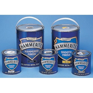 Hammerite Direct to Rust Paint Silver Smooth Finish Tin 250 ml 5084894
