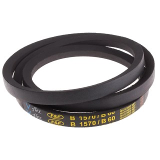 RS PRO Drive Belt, belt section B, 17 mm Width, 11 mm Height, 1594 mm Outside Length, 1525 mm Inside Length 471-572