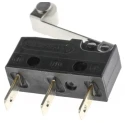 ZF Roller Lever Micro Switch with Tab Terminal, 10.1A, 250 V AC, SPDT, IP50 DB2C-B1RC