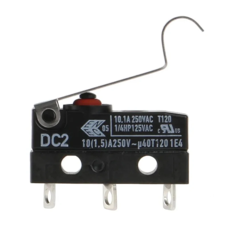 ZF Simulated Roller Lever Micro Switch, Solder Terminal, 10.1A, 250 V ac, SPDT, IP6K7 DC2C-A1SC