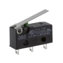 ZF Short Lever Micro Switch, Solder Terminal, 100mA, 250 V AC, SPDT, IP50 DB3C-A1LB