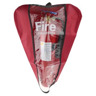RS PRO Fire Extinguisher Cover Red Reinforced Polyvinyl Chloride PVC 0.25kg United Kingdom 523-073