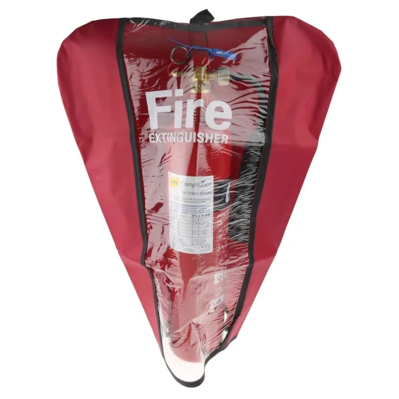 RS PRO Fire Extinguisher Cover Red Reinforced Polyvinyl Chloride PVC 0.25kg United Kingdom 523-073