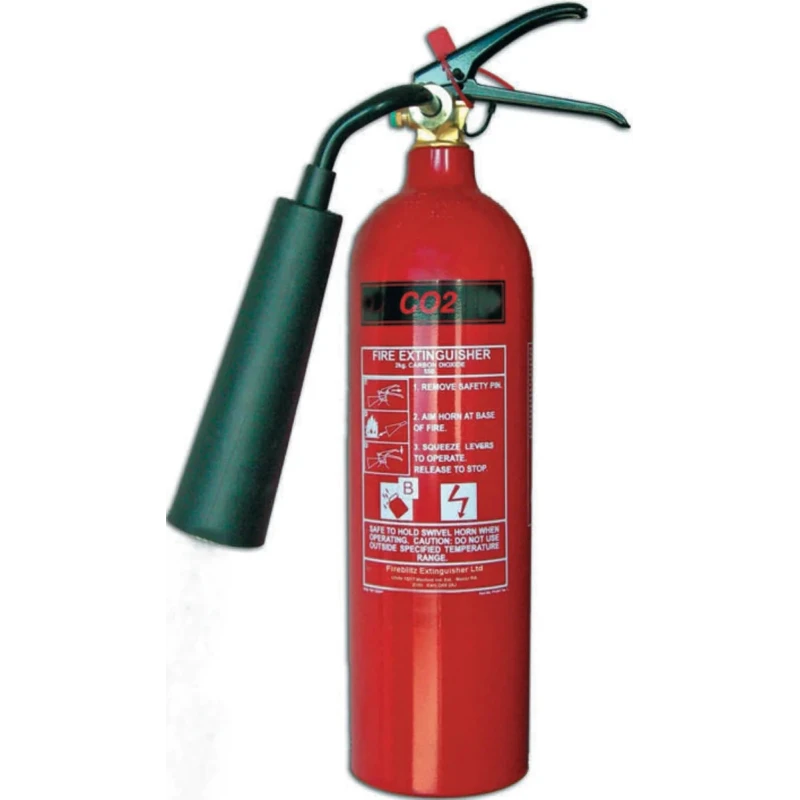 Fireblitz Carbon Dioxide Fire Extinguisher Class BE, 5 Kg, Wall Mount, 70B Fire Rating, CE Approved FBC5