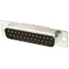 ITT Cannon ORIGINAL D 25 Way Straight Panel Mount D-Sub Connector Male 780V 5A 125°C 121073-2292 D
