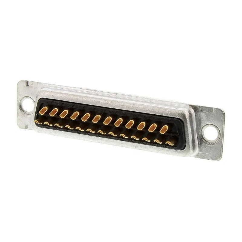 ITT Cannon ORIGINAL D 25 Way Straight Panel Mount D-Sub Connector Male 780V 5A 125°C 121073-2292 D