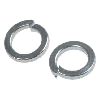RS PRO Steel Bright Zinc Lock Washers M6 DIN 7980, External Diameter 9.9mm, Inside Diameter 6.1mm, Thickness 1.6mm 526-849