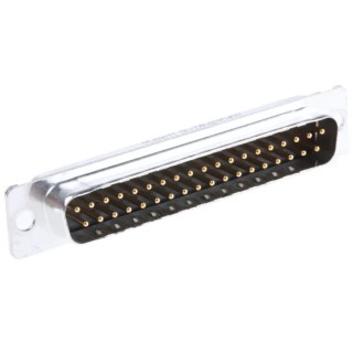 ITT Cannon ORIGINAL D 37 Way Straight Panel Mount D-Sub Connector 1.25kV 5A Steel Housing 121073-2293 D