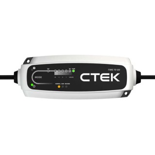 CTEK Automotive Battery Charger 14.55V, 5A, Lead Acid, UK Plug CT5 TIME TO GO UK