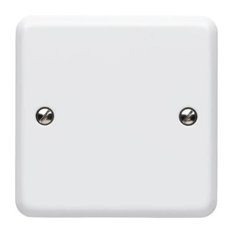 MK Electric White 1 Gang Blanking Plate Metalclad Plus Series UK Origin K3390 WHI