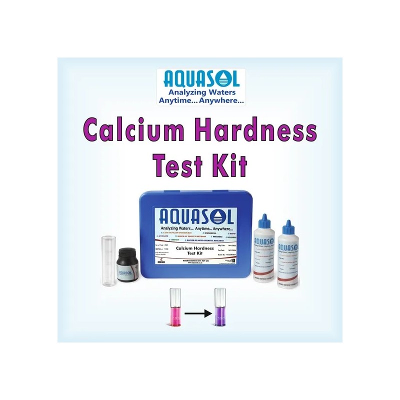 Aquasol AE212 Calcium Hardness Test Kit 25 - 500 PPM (Mg/L)