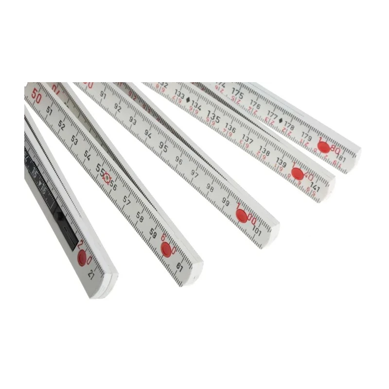 Wiha Fibreglass Reinforced Polyamide 2 Meter Folding Ruler Chemical Resistant CE Class III Accuracy 33232