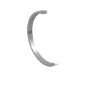 SKF Locating Ring, Grey Cast Iron, 60 mm Inside Diameter, 80 mm Centre Height, 16 mm Mount Hole Size, 275 mm FRB 10/120