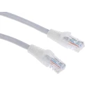 RS PRO Cat5e Ethernet Cable 10 m Grey RJ45 Male to RJ45 Male U/UTP PVC 30V 24AWG 557-452