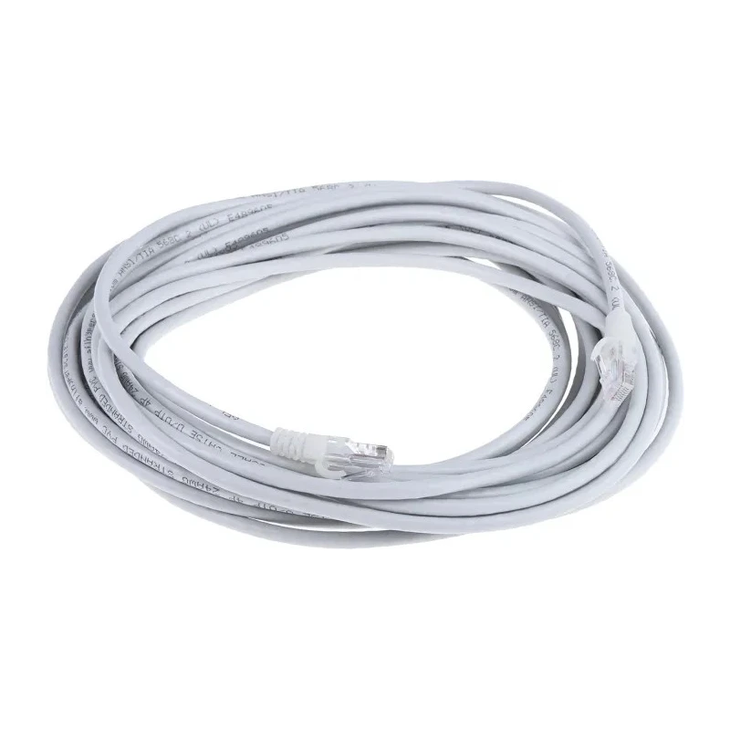 RS PRO Cat5e Ethernet Cable 10 m Grey RJ45 Male to RJ45 Male U/UTP PVC 30V 24AWG 557-452