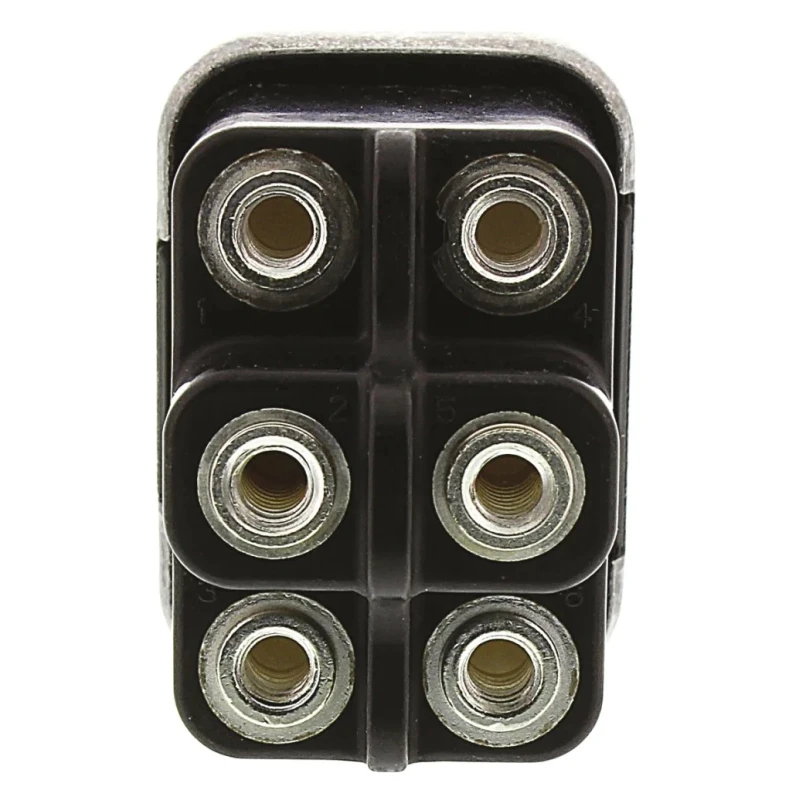 Otto Panel Mount Toggle Switch, On-Off-On, DPDT, Screw Terminal, 28 V dc, 115 V ac, IP68, Stainless Steel Actuator T9-CS2-21