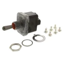 Otto Panel Mount Toggle Switch, On-Off-On, DPDT, Screw Terminal, 28 V dc, 115 V ac, IP68, Stainless Steel Actuator T9-CS2-21