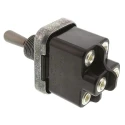 Otto Panel Mount Toggle Switch, On-Off-On, DPDT, Screw Terminal, 28 V dc, 115 V ac, IP68, Stainless Steel Actuator T9-CS2-21