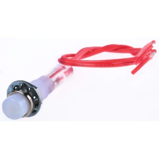 CAMDENBOSS 515 Series Orange Panel Mount Indicator 240V 800μA Lead Wire Termination IND515205-240-T/OPL