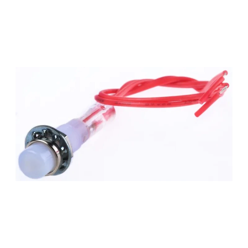 CAMDENBOSS 515 Series Orange Panel Mount Indicator 240V 800μA Lead Wire Termination IND515205-240-T/OPL